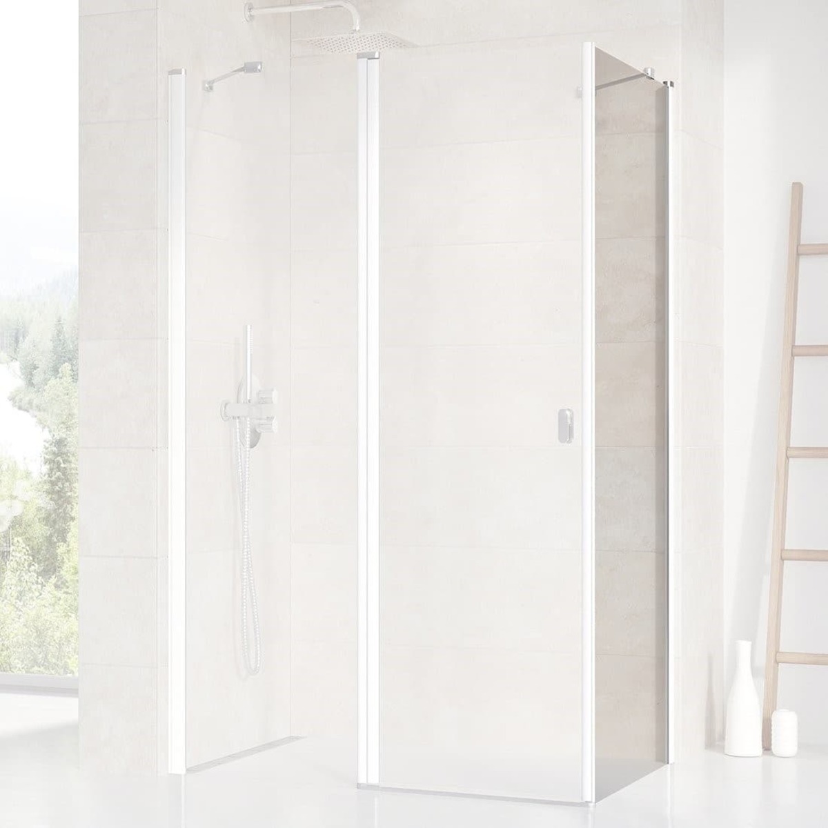 Boční zástěna ke sprchovým dveřím 80 cm Ravak Chrome 9QV40100Z1 Ravak