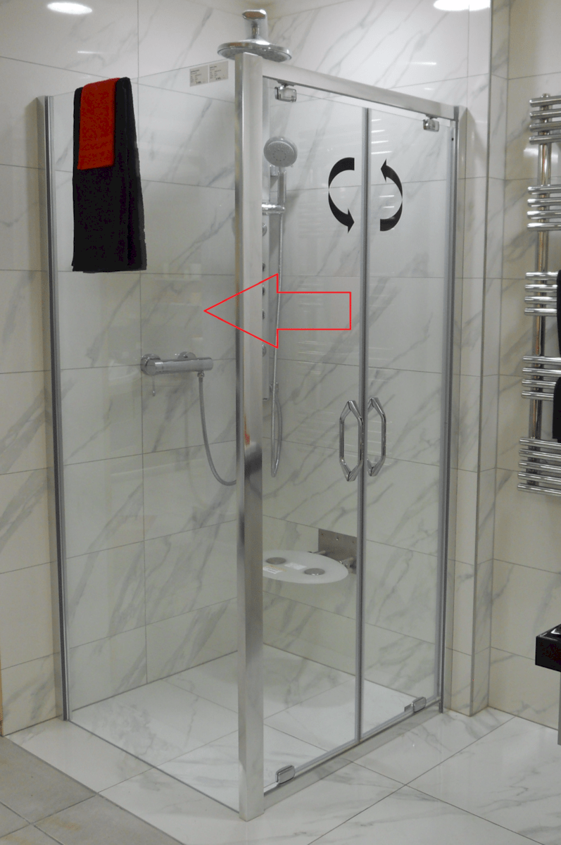 Boční zástěna ke sprchovým dveřím 90 cm Huppe Next 140505.069.322 Huppe