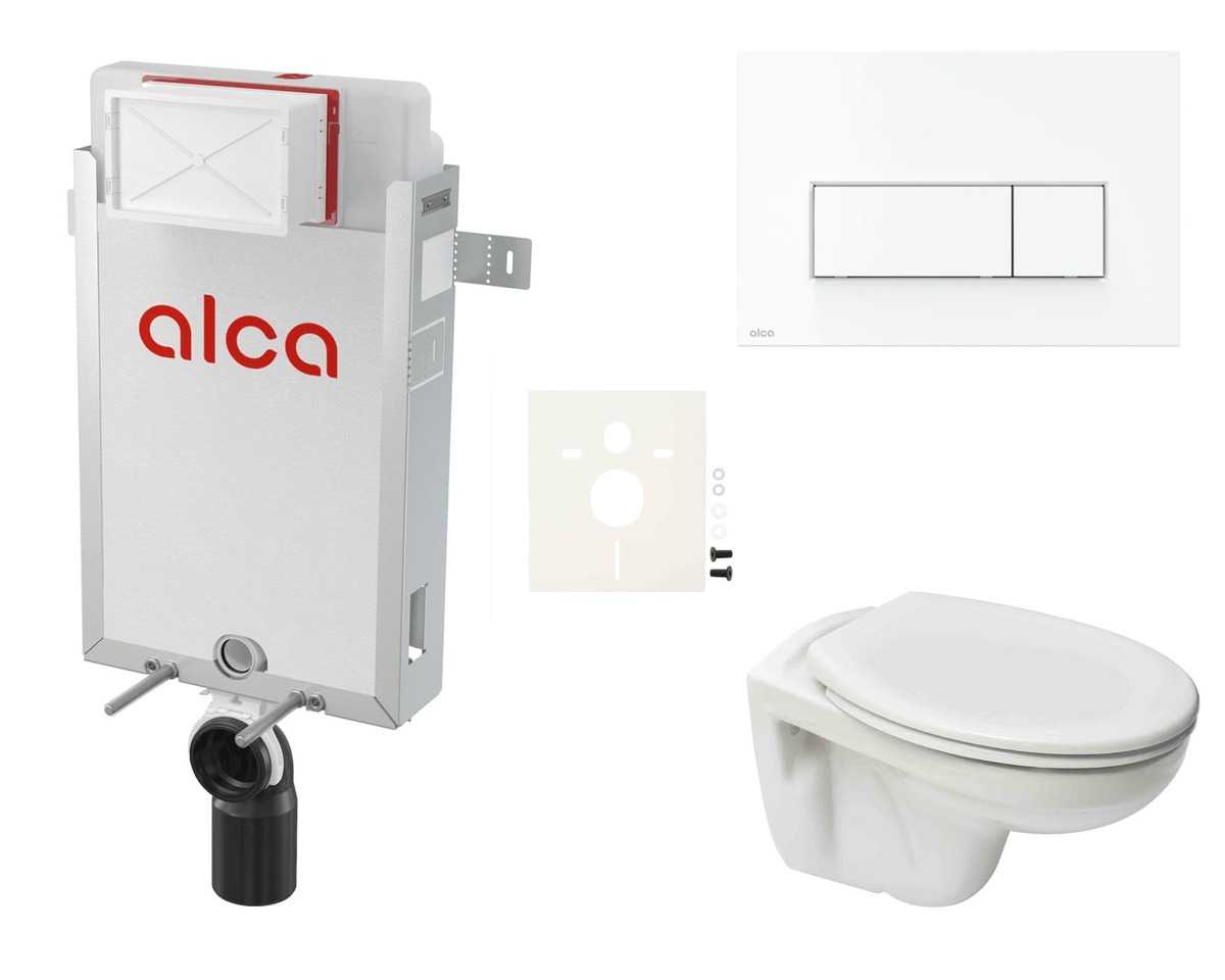 Cenově zvýhodněný závěsný WC set Alca k zazdění + WC S-Line S-line Pro SIKOAP7 S-Line