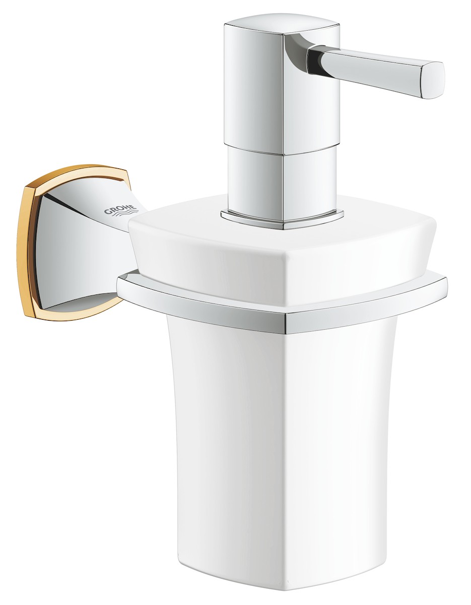 Dávkovač mýdla Grohe Grandera chrom/zlatá G40627IG0 Grohe