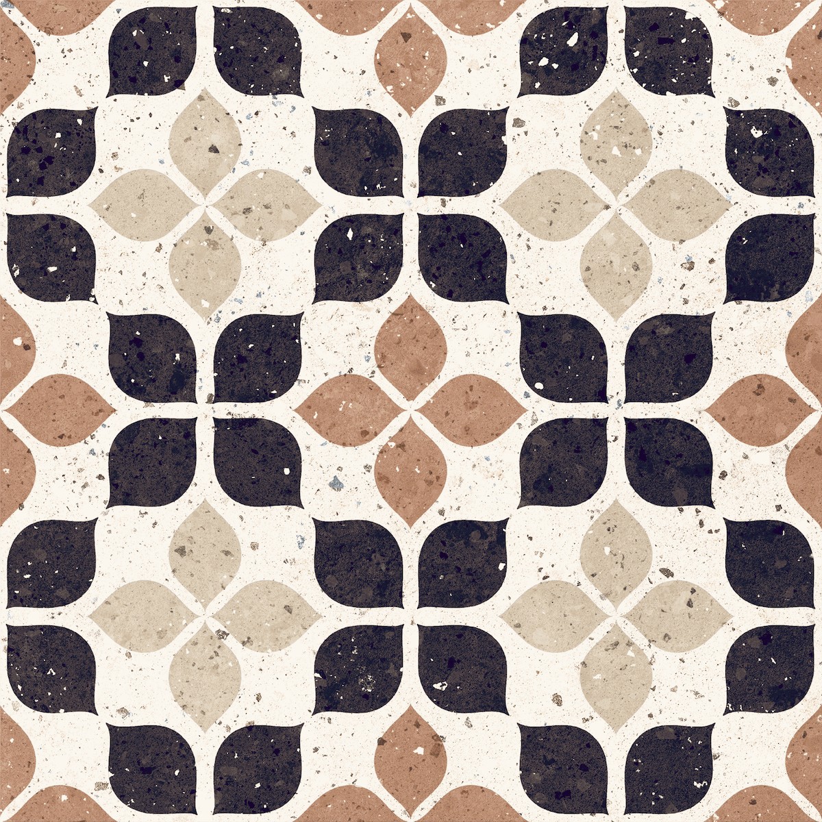 Dlažba Del Conca Frammenti terracotta 20x20 cm mat 20FR06FI Del Conca
