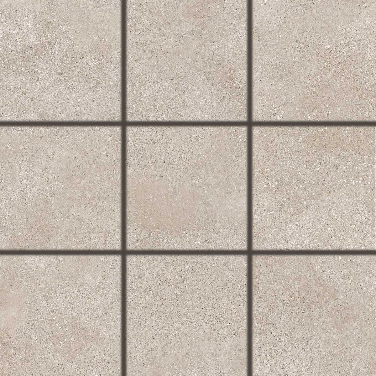 Dlažba Rako Betonico tmavě béžová 10x10 cm mat DAK12794.1 Rako