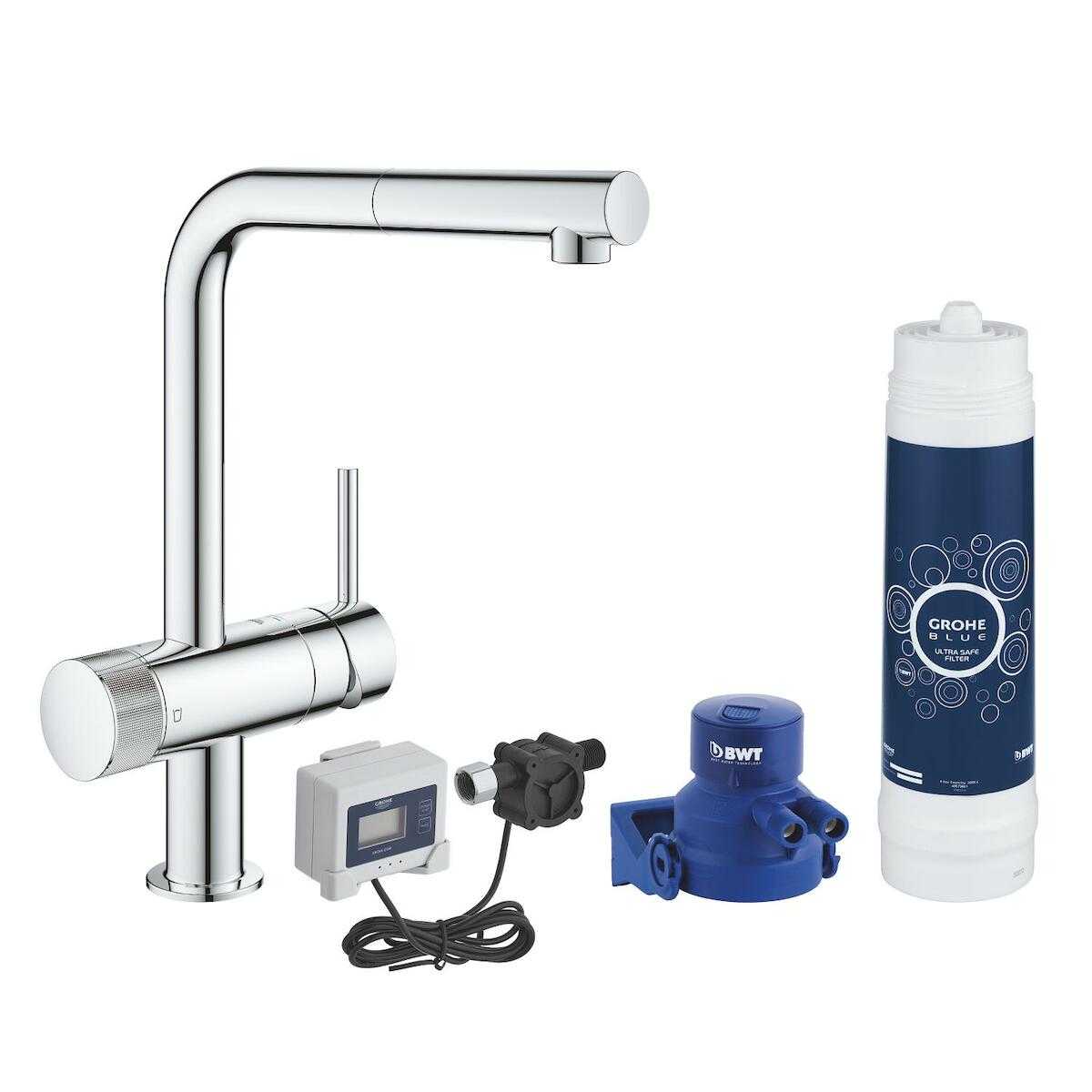 Dřezová baterie Grohe Blue Pure Minta s filtrem chrom 30393000 Grohe