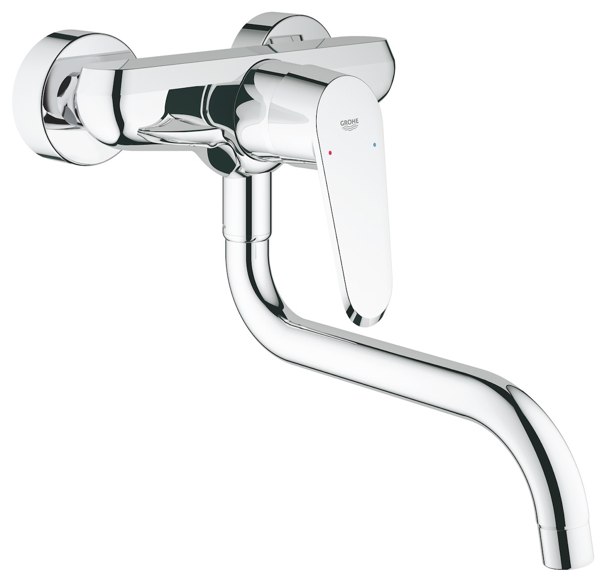 Dřezová baterie Grohe Eurodisc s otočným raménkem chrom 33772002 Grohe