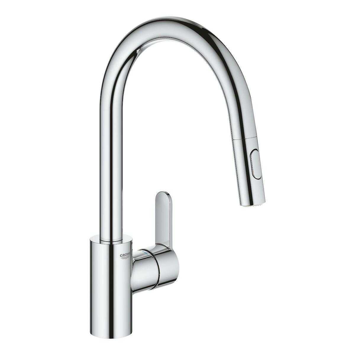 Dřezová baterie Grohe Eurostyle Cosmopolitan s vytahovací sprškou chrom 31482003 Grohe