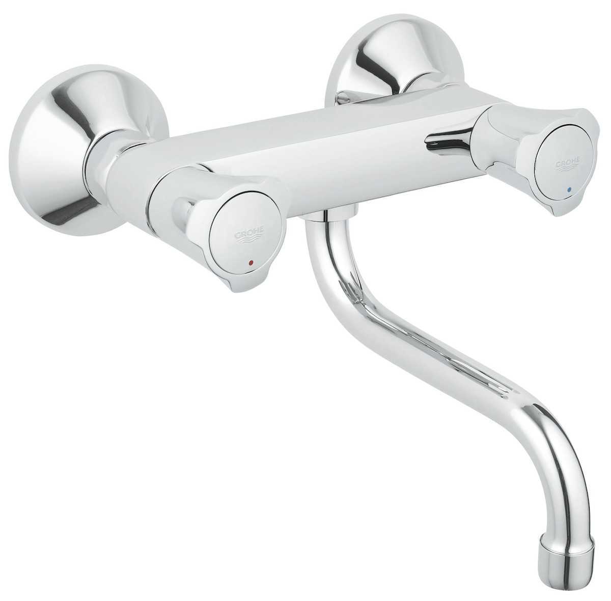 Dřezová baterie Grohe s otočným raménkem 150 mm chrom 31187001 Grohe