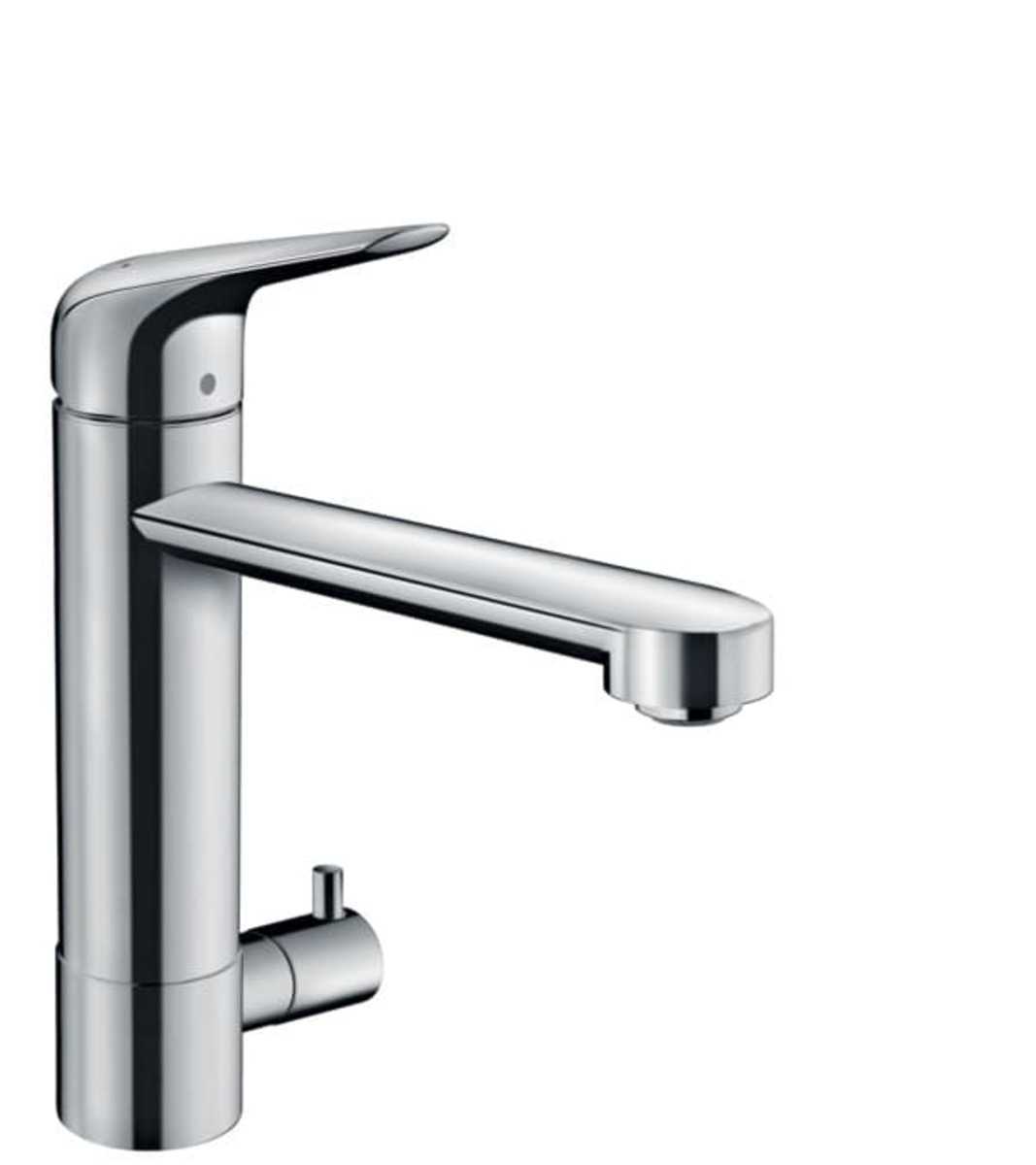 Dřezová baterie Hansgrohe Focus s uzavíracím ventilem chrom 71813000 Hansgrohe