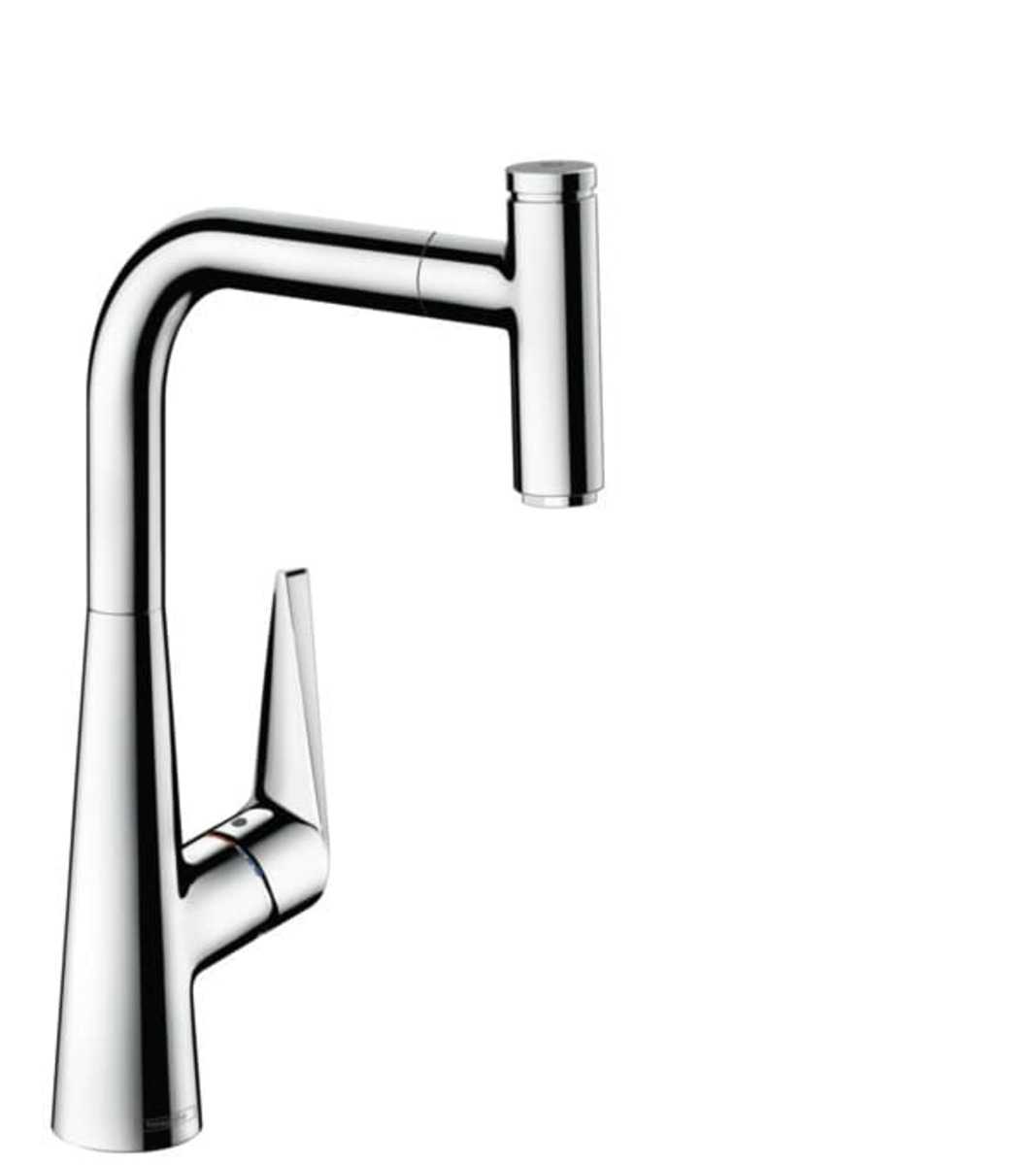 Dřezová baterie Hansgrohe Talis s vytahovací sprškou chrom 72826000 Hansgrohe