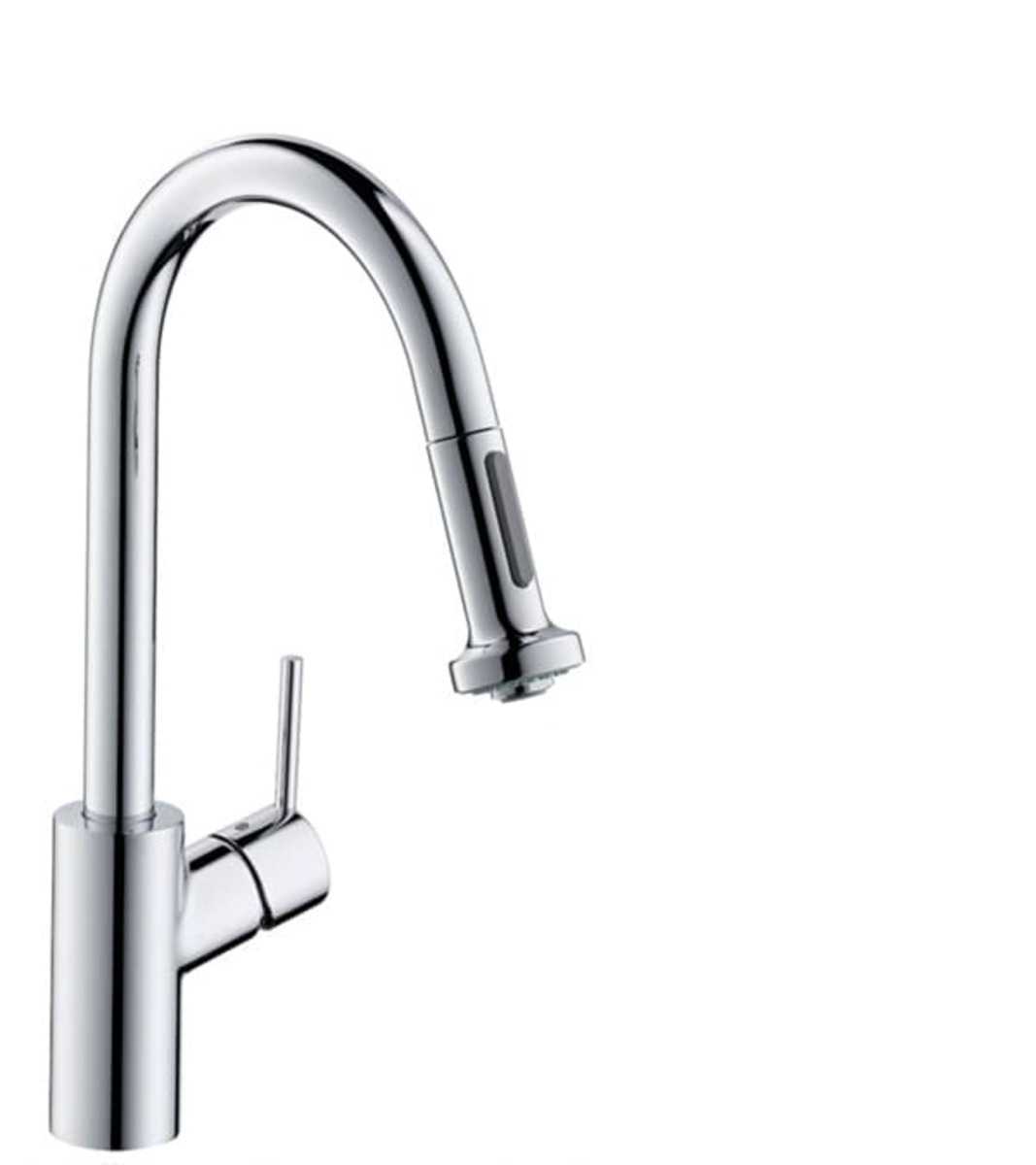 Dřezová baterie Hansgrohe Talis sklopné rameno chrom 73879000 Hansgrohe