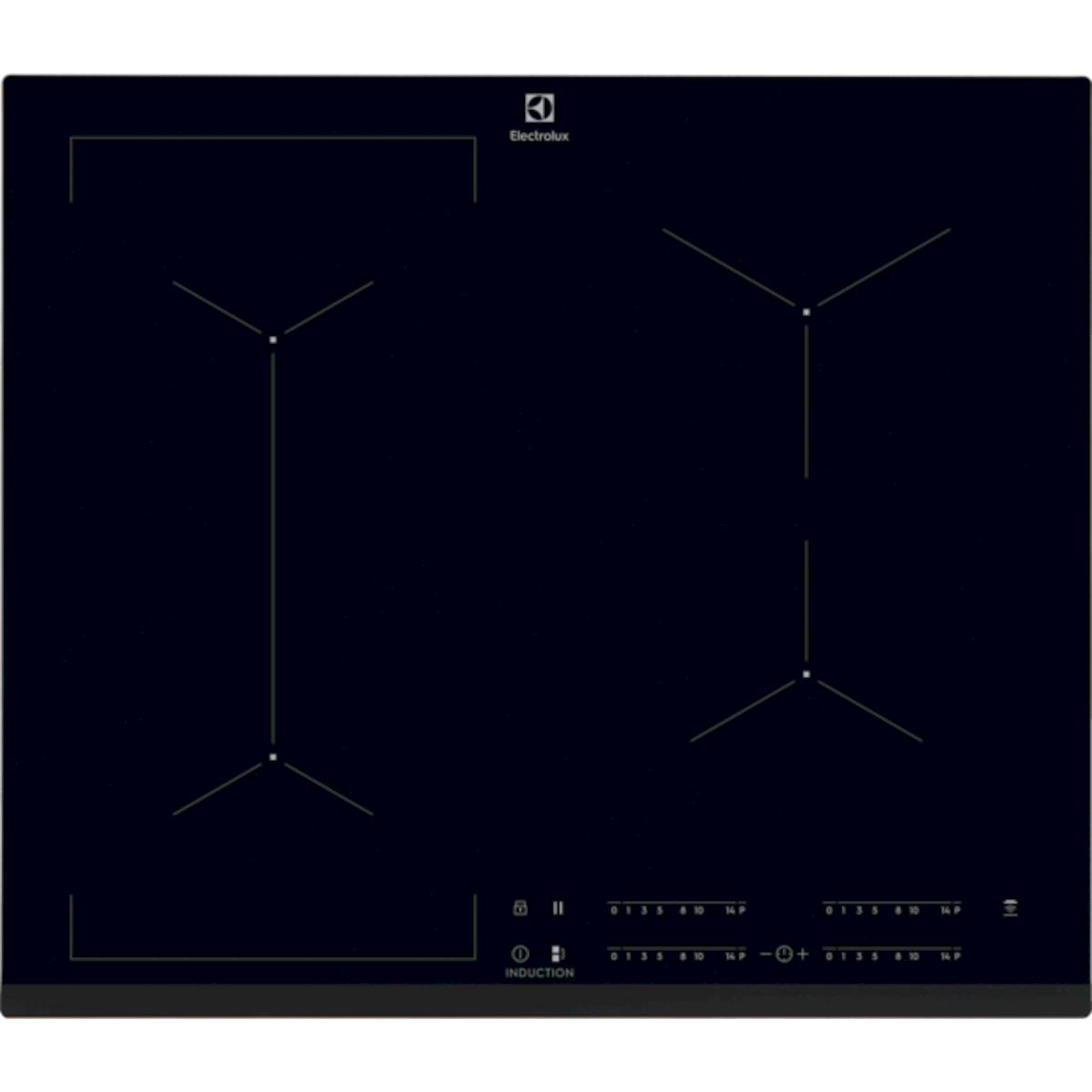 Indukční varná deska Electrolux černá EIV634 Electrolux