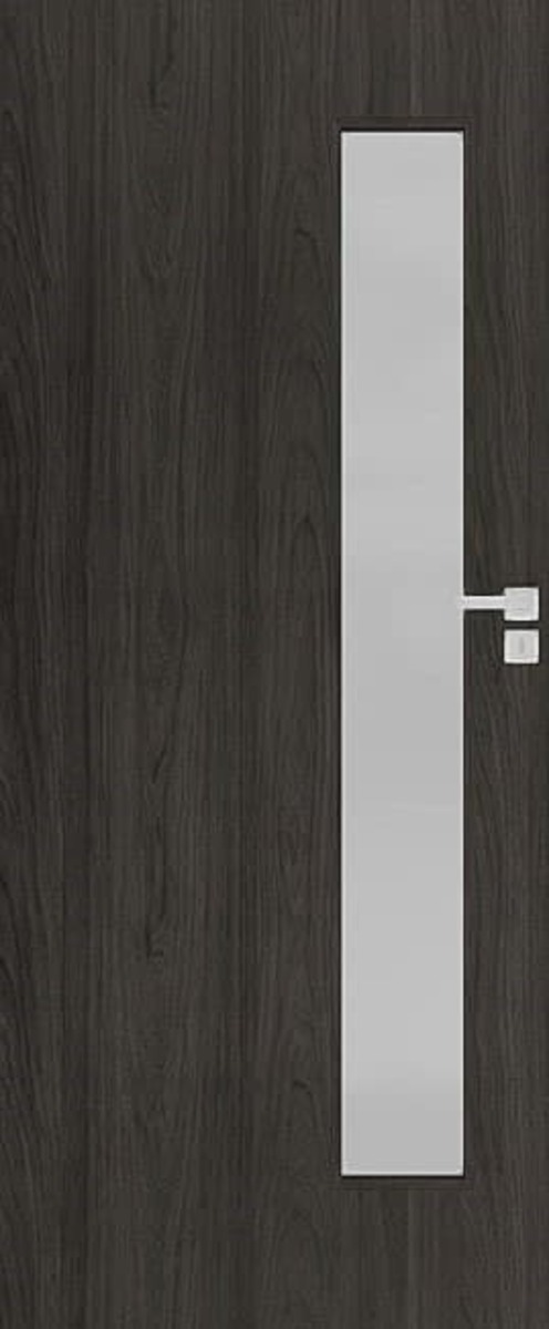 Interiérové dveře Naturel Deca levé 80 cm jilm antracit DECA10JA80L Naturel