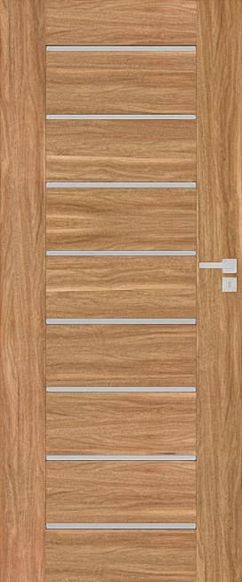 Interiérové dveře Naturel Perma levé 80 cm ořech karamelový PERMAOK80L Naturel