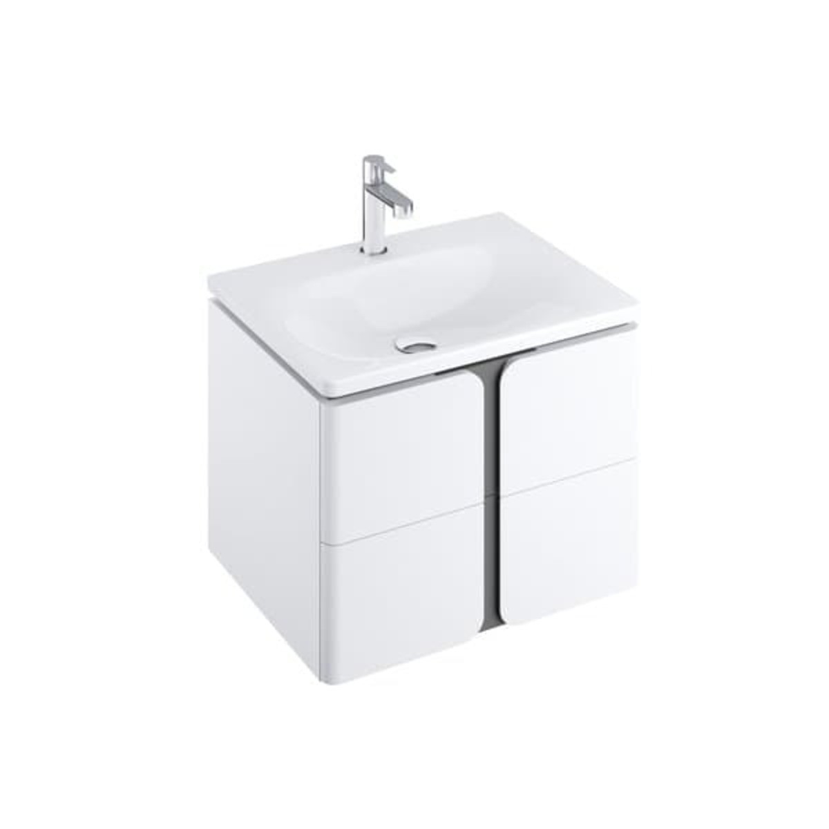 Koupelnová skříňka pod desku Ravak Balance 60x50x46 cm Bílá lesk X000001367 Ravak