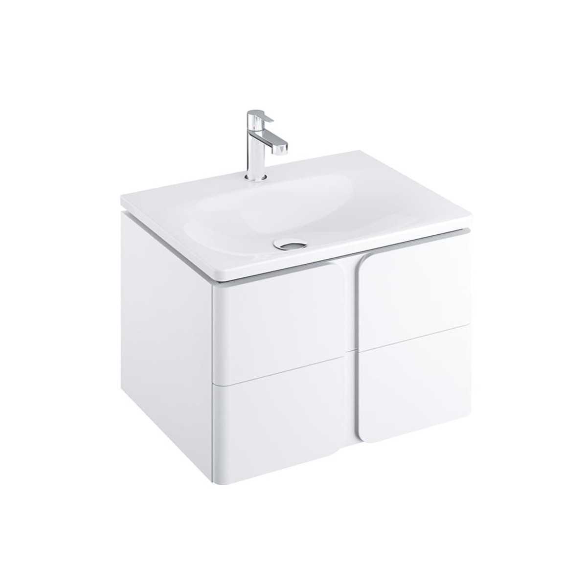 Koupelnová skříňka pod desku Ravak Balance 80x50x46 cm Bílá lesk X000001368 Ravak