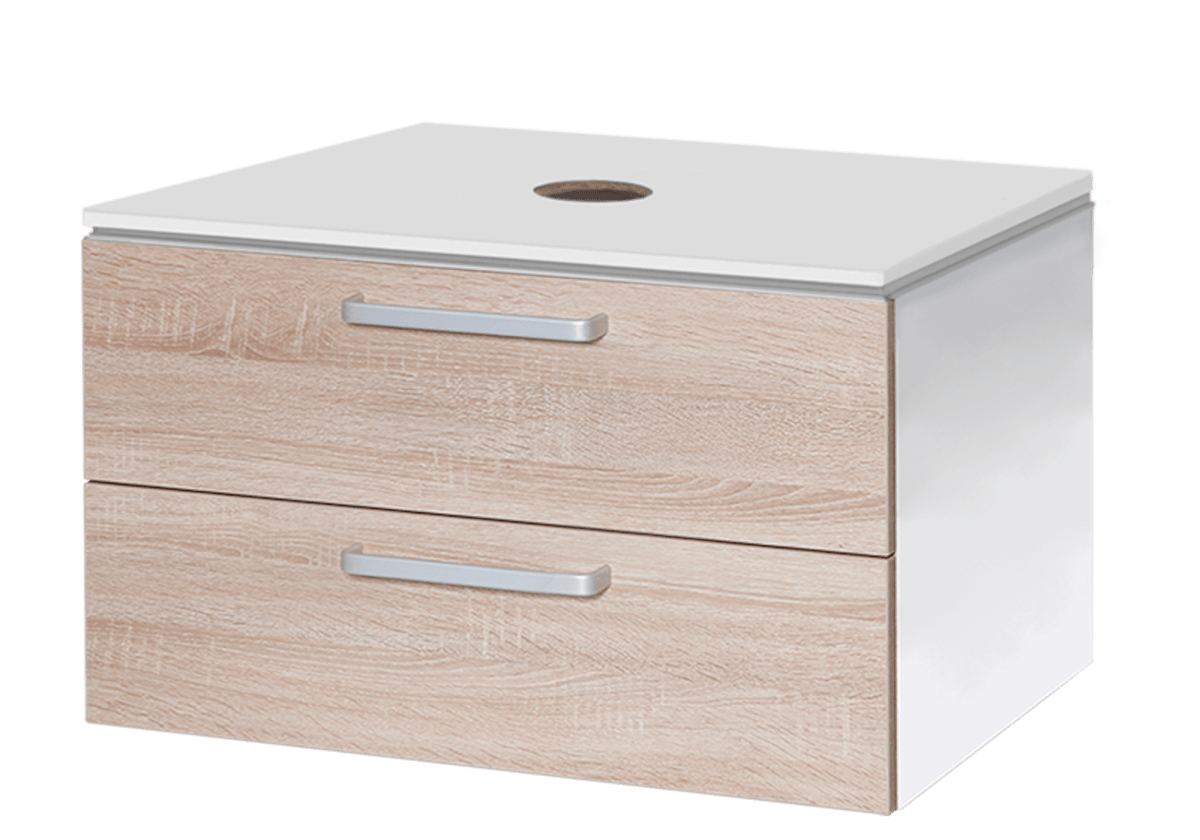 Koupelnová skříňka pod umyvadlo Naturel Vario Dekor 84x45 cm dub bardolino VARIODESK90ZBIDB Naturel