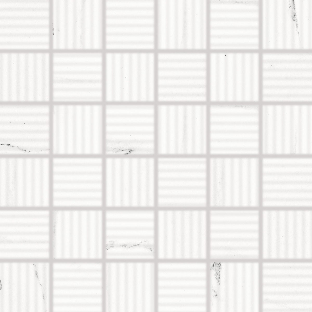 Mozaika RAKO Vein bílá 30x30 cm lesk WDR06133.1 Rako