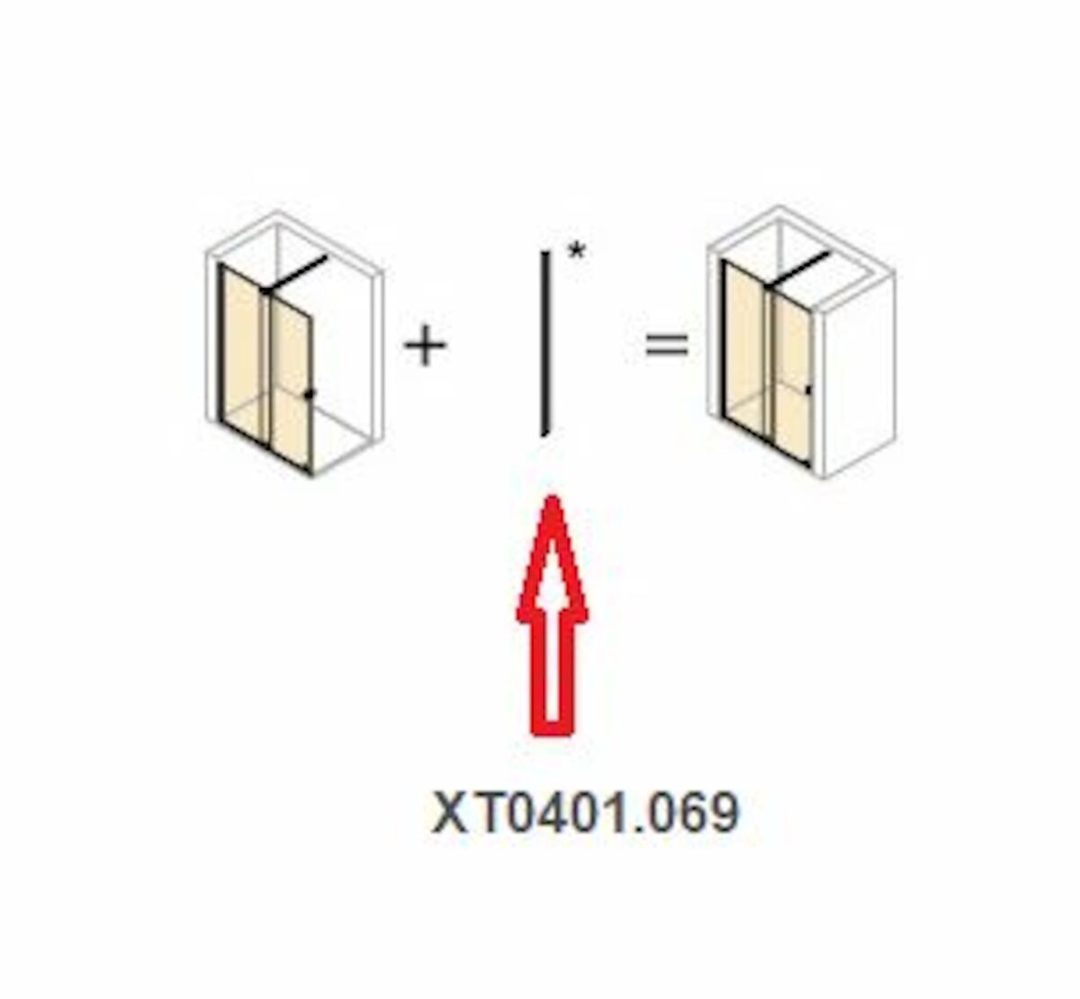 Náhradní díl Huppe Xtensa pure XT0401.069 Huppe