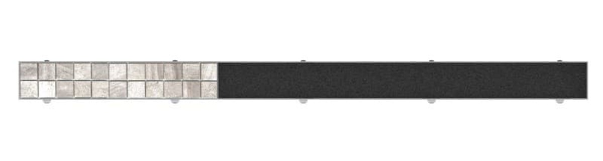 Rošt Alca 55 cm nerez pro vložení dlažby FLOOR-550 Alca