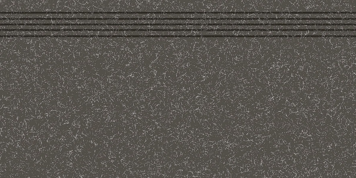 Schodovka Rako Linka černá 30x60 cm mat DCPSE822.1 Rako