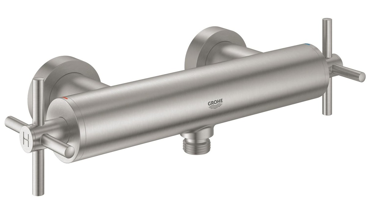 Sprchová baterie Grohe Atrio bez sprchového setu 150 mm supersteel 26003DC3 Grohe