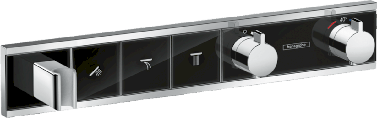 Sprchová baterie Hansgrohe Rainselect bez podomítkového tělesa černá/chrom 15356600 Hansgrohe