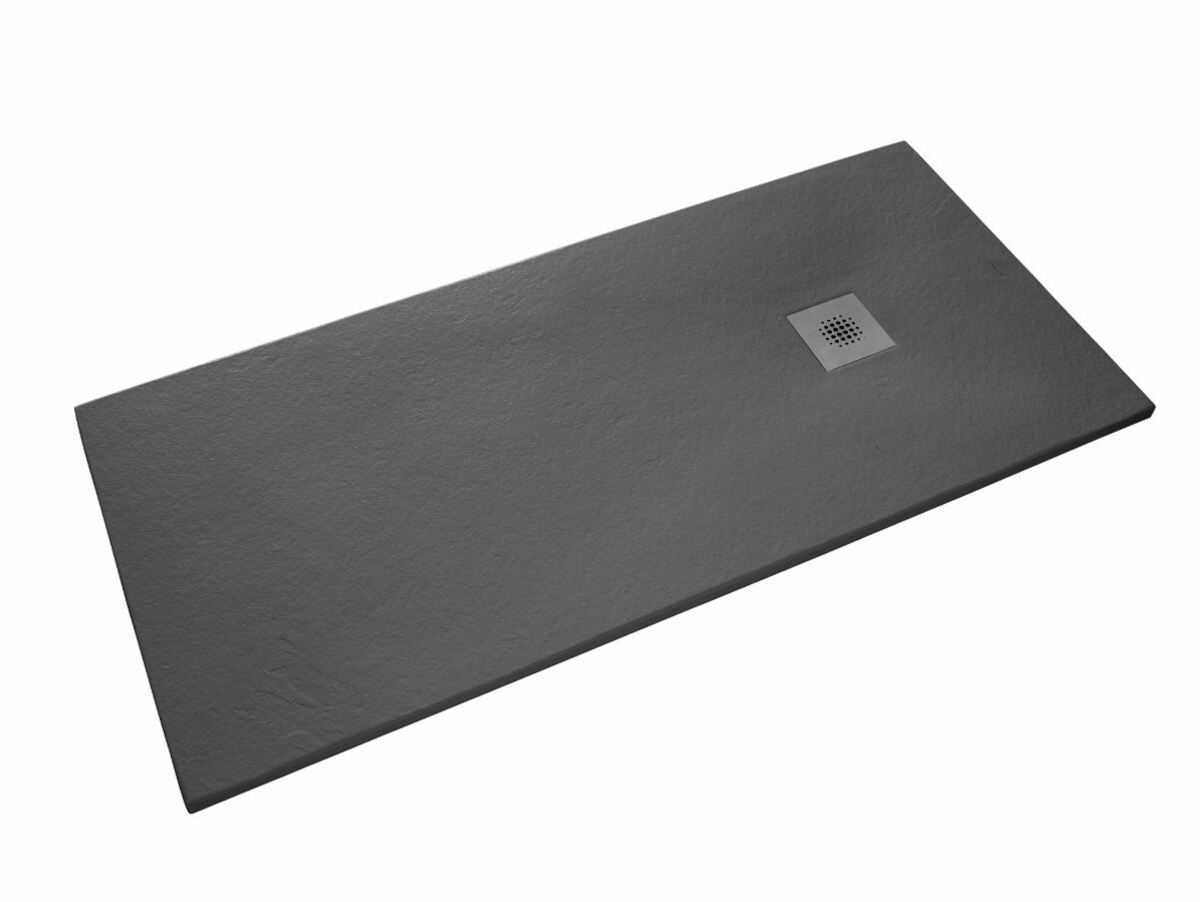 Sprchová vanička obdélníková SIKO 100x80 cm litý mramor Grafito SIKOSTONE10080SG SIKO