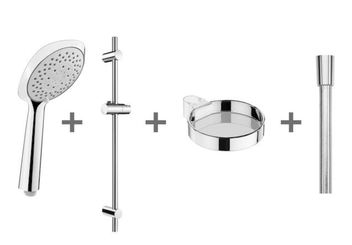 Sprchový set Jika Cubito na stěnu s mýdlenkou chrom H3651X00044731 Jika