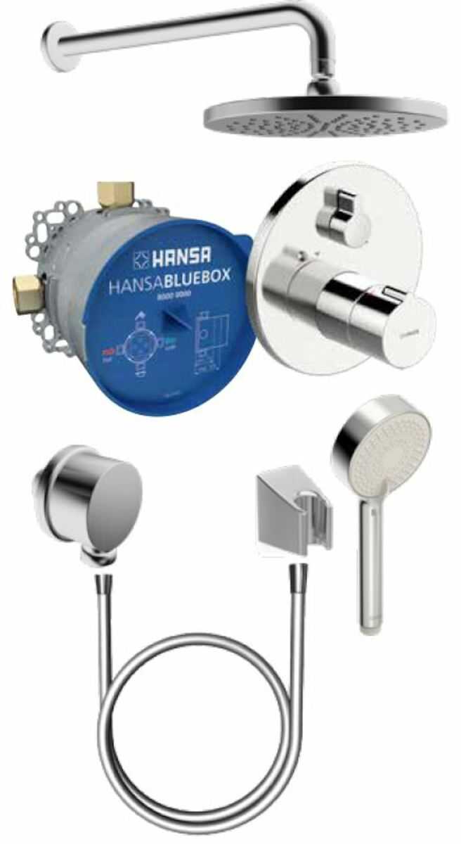 Sprchový systém Hansa Bluebox včetně podomítkového tělesa chrom 89940000 Hansa