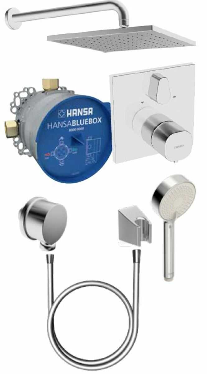 Sprchový systém Hansa Bluebox včetně podomítkového tělesa chrom 89950000 Hansa
