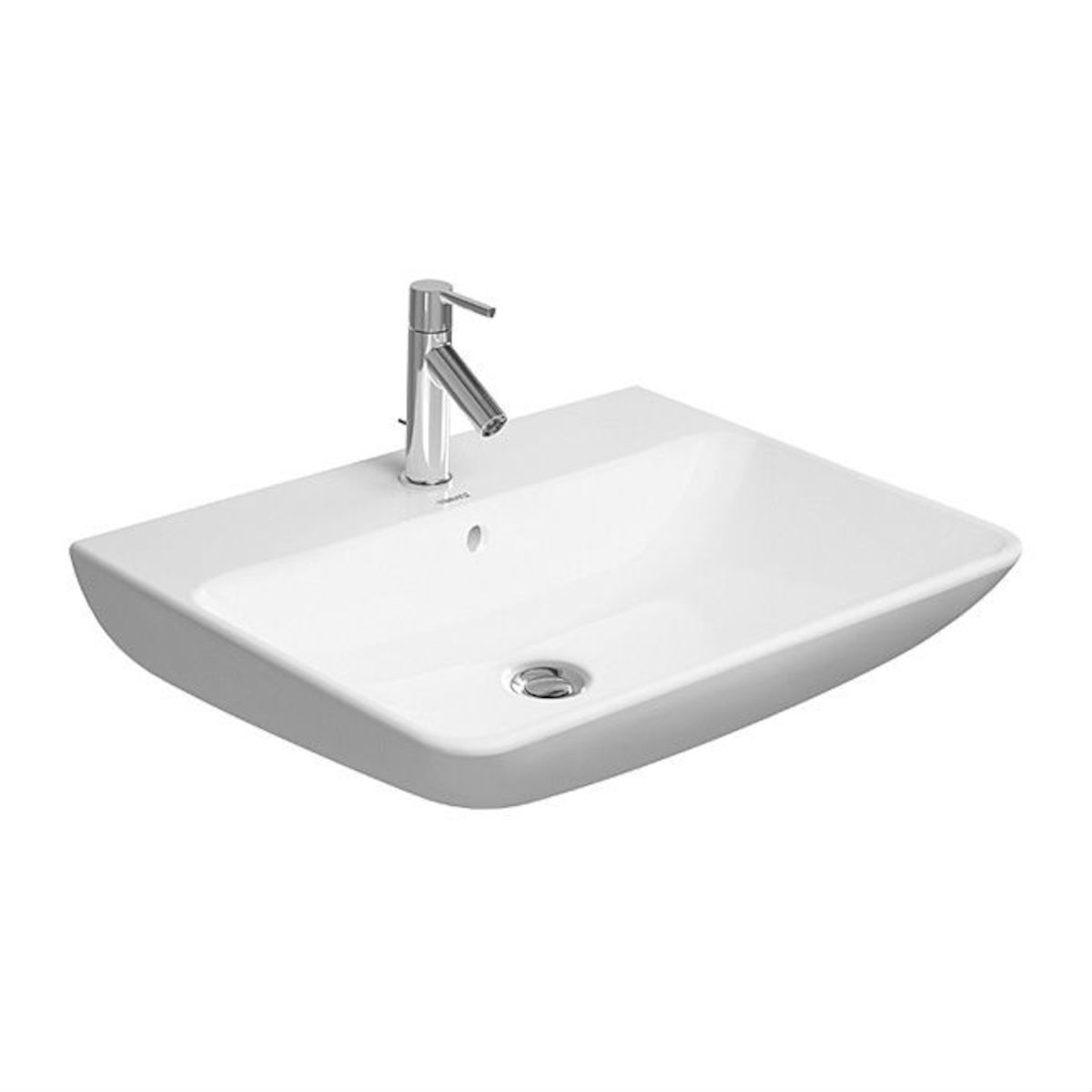 Umyvadlo Duravit Me By Starck 65x49 cm otvor pro baterii uprostřed 23356500001 Duravit