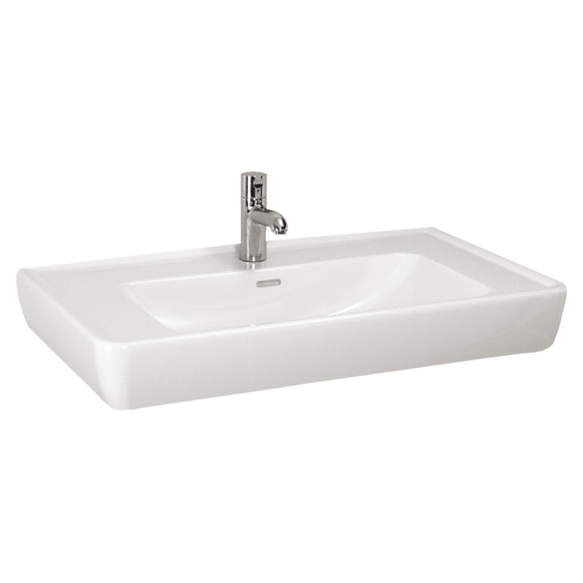 Umyvadlo Laufen Pro 85x48 cm otvor pro baterii uprostřed H8139560001041 Laufen