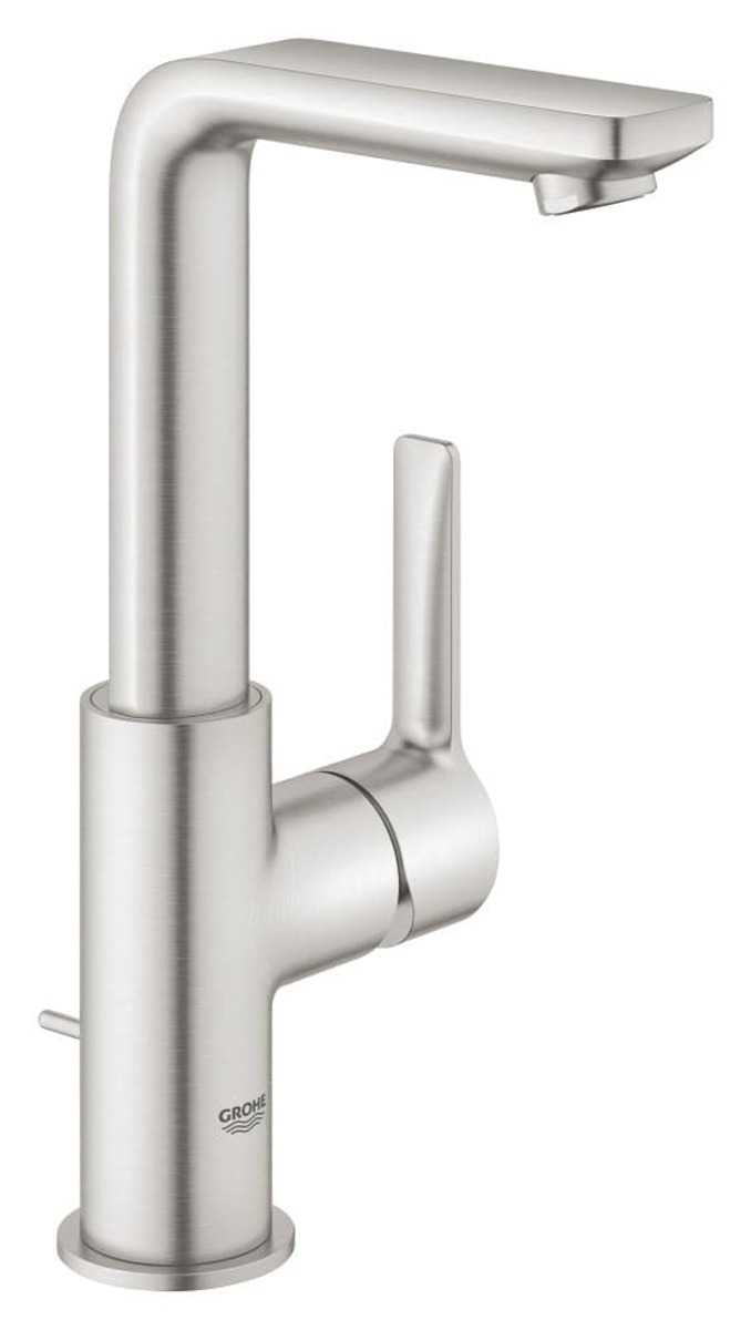 Vysoká umyvadlová baterie Grohe Lineare s výpustí supersteel 23296DC1 Grohe