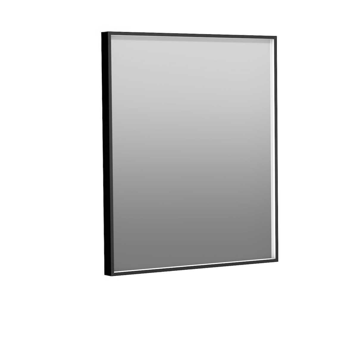 Zrcadlo Naturel 60x70 cm hliník černá ALUZ6070CLEDP Naturel