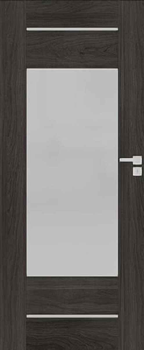 Interiérové dveře Naturel Perma levé 80 cm jilm antracit PERMA3JA80L Naturel