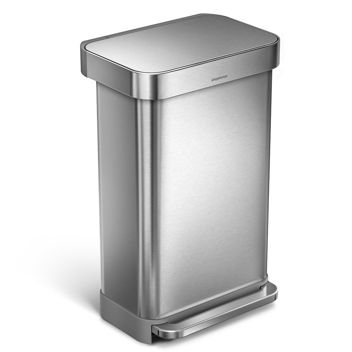 Odpadkový koš volně stojící Simplehuman Pedal bin 45 l Kartáčovaná nerez ocel mat SHCW2024 Simplehuman