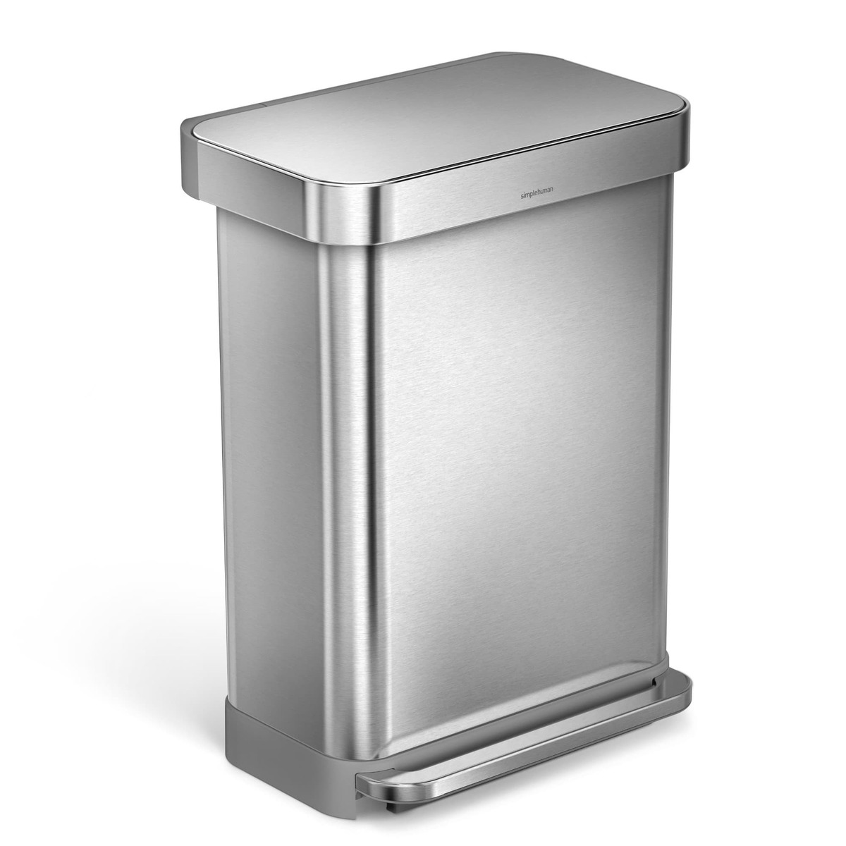 Odpadkový koš volně stojící Simplehuman Pedal bin 55 l Kartáčovaná nerez ocel mat SHCW2023 Simplehuman