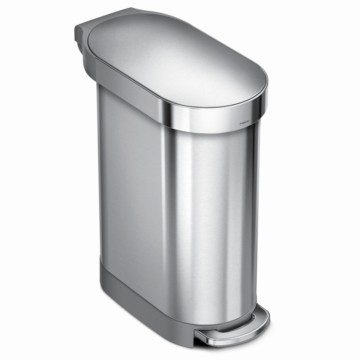 Odpadkový koš volně stojící Simplehuman Slim pedal bin 45 l Kartáčovaná nerez ocel mat SHCW2044 Simplehuman