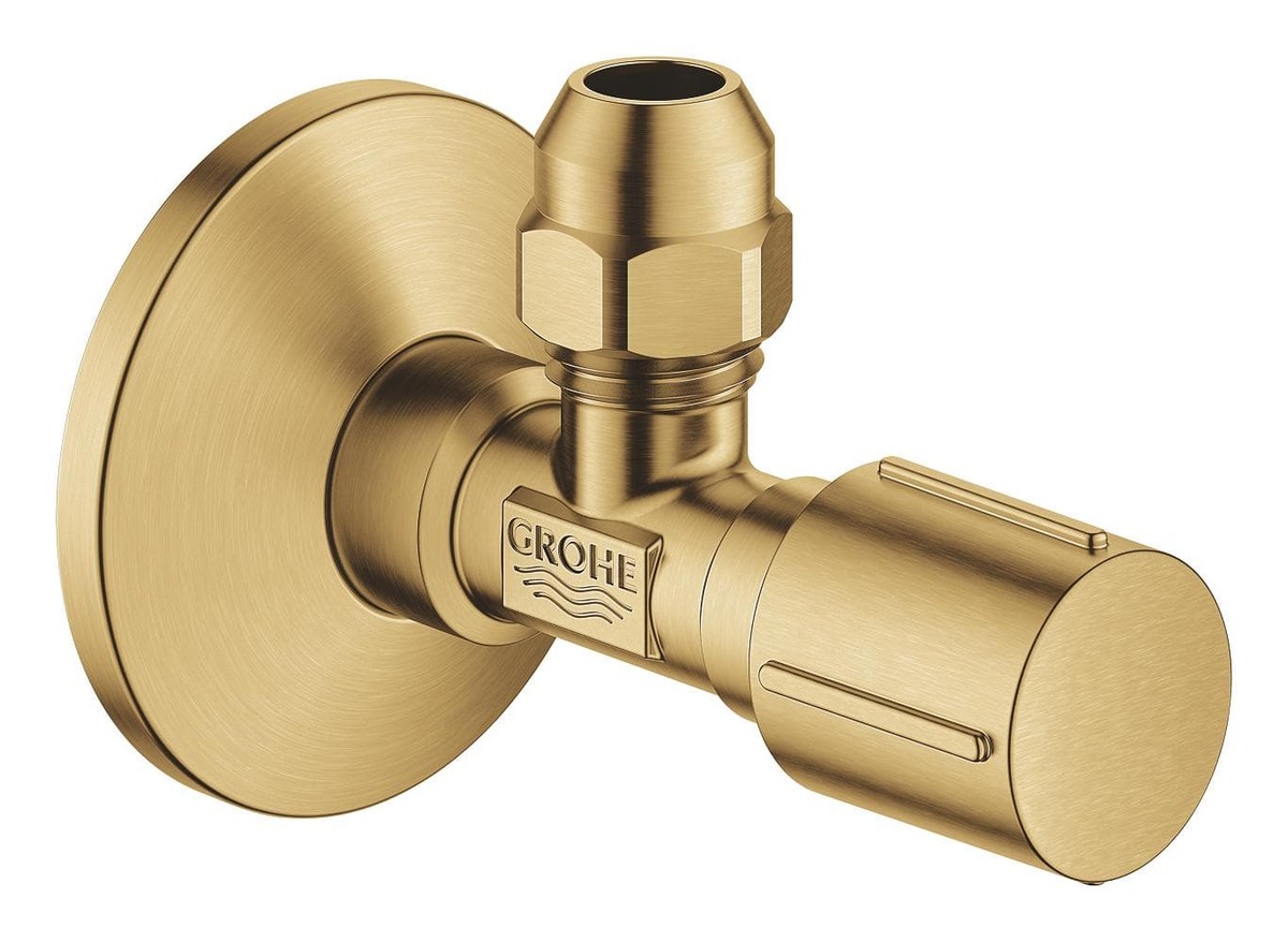 Rohový ventil Grohe 1/2"x3/8" s krytkou kartáčovaný Cool Sunrise 22039GN0 Grohe