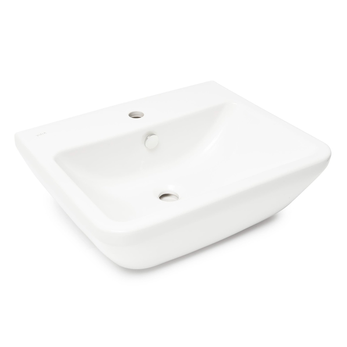 Umyvadlo Vitra Integra 55x45 cm otvor pro baterii uprostřed 7049-003-0001 Vitra