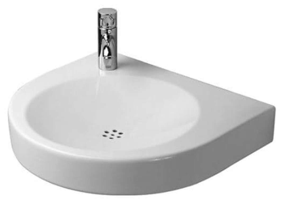 Závěsné umyvadlo Duravit Architec 57x52 cm bílá 0443580000 Duravit