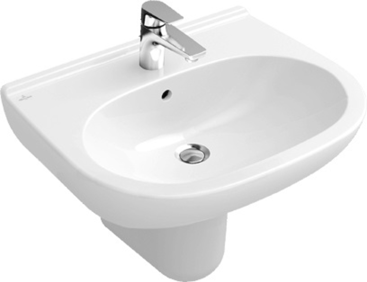 Závěsné umyvadlo Villeroy & Boch O.Novo 55x45 cm alpská bílá 51605601 Villeroy & Boch