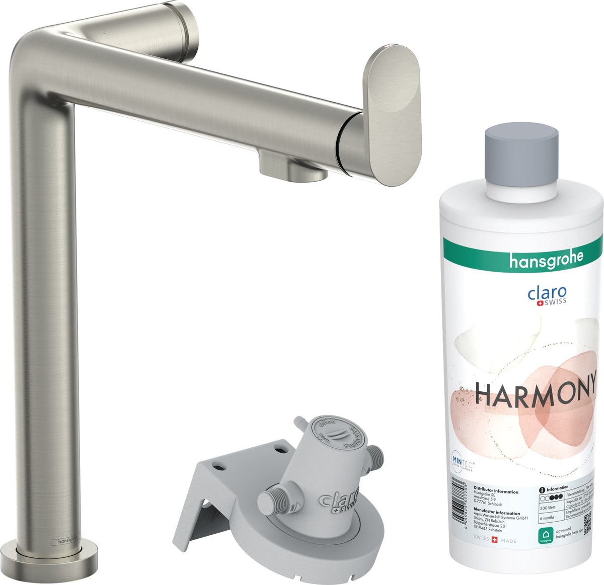 Dřezová baterie Hansgrohe Aqittura bez výpusti nerez 76802800 Hansgrohe