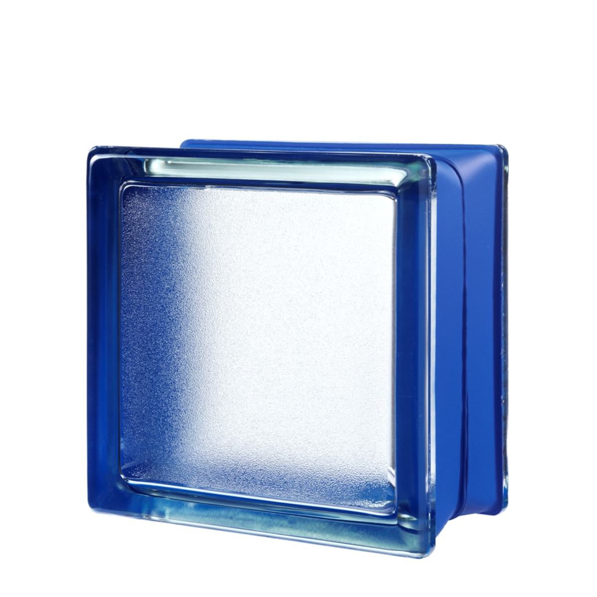 Luxfera Glassblocks MiniGlass modrá 15x15x8 cm sklo MGSBLU Glassblocks
