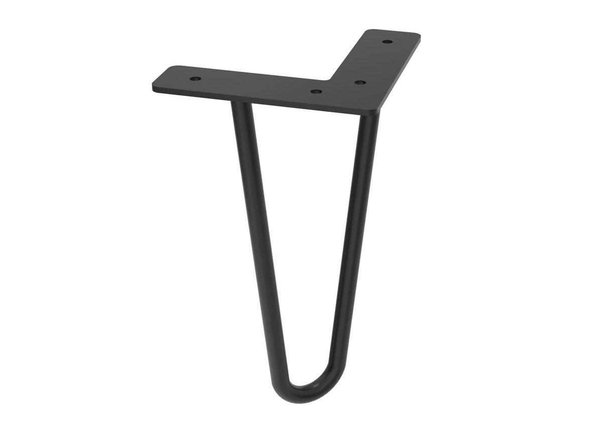 Příslušenství noha k nábytku Naturel Stilla 9x20 cm černá mat 2ks STILLAH30 Naturel