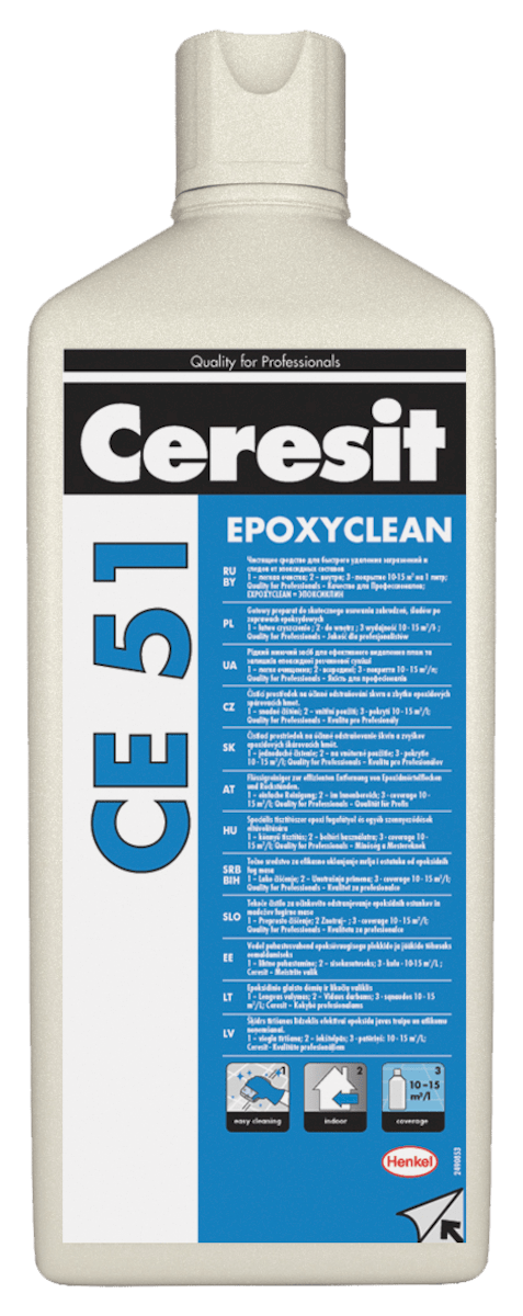 Čistič Ceresit CE 51 EpoxyClean 1 litr CE511 Ceresit