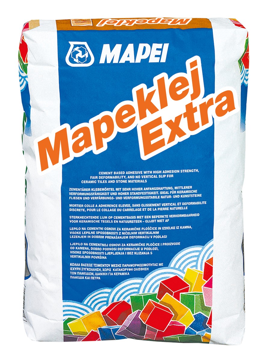 Lepidlo Mapei Mapeklej Extra šedá 25 kg C1 MAPEKLEJEXTRA Mapei