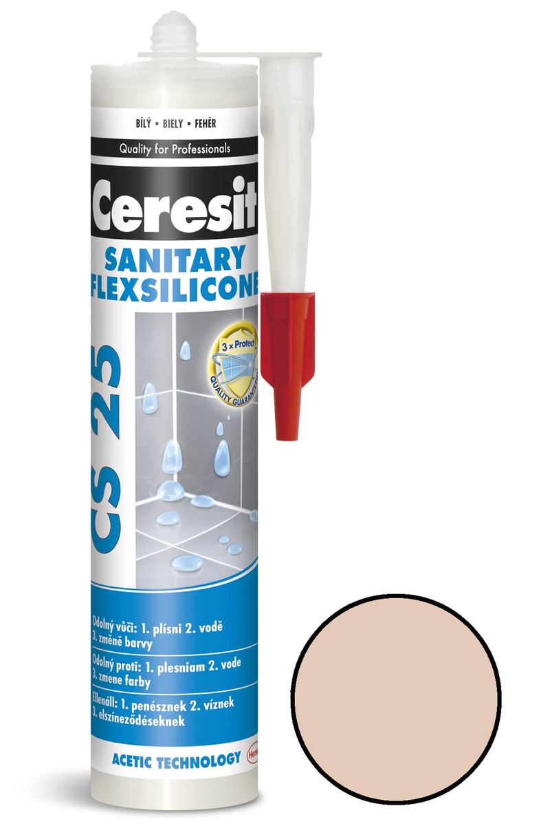 Silikon Ceresit CS 25 bahama 280 ml CS2543 Ceresit