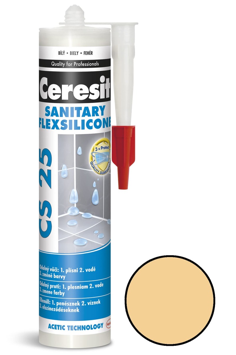 Silikon Ceresit CS 25 sahara 280 ml CS2525 Ceresit
