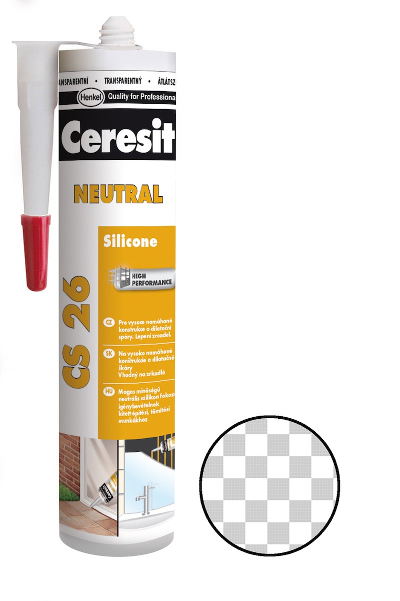 Silikon Ceresit CS 26 transparent 300 ml CS26 Ceresit