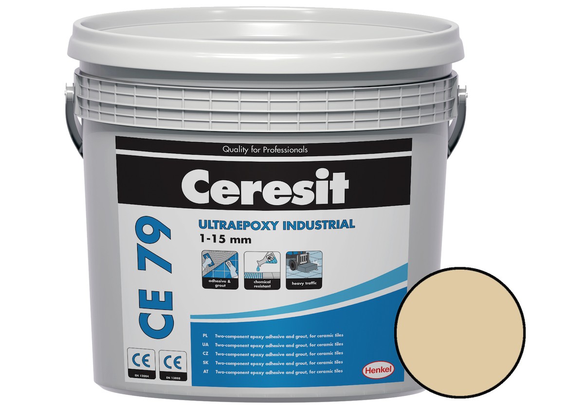 Spárovací hmota Ceresit CE 79 UltraEpoxy Industrial alabaster 5 kg R2T CE79742 Ceresit